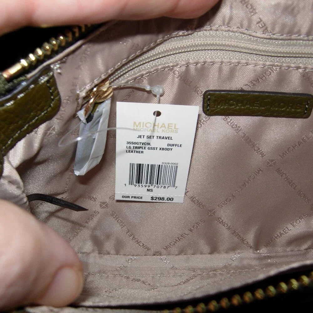 Michael Kors Jet Set Travel Triple Crossbody Shoulder Bag NWT